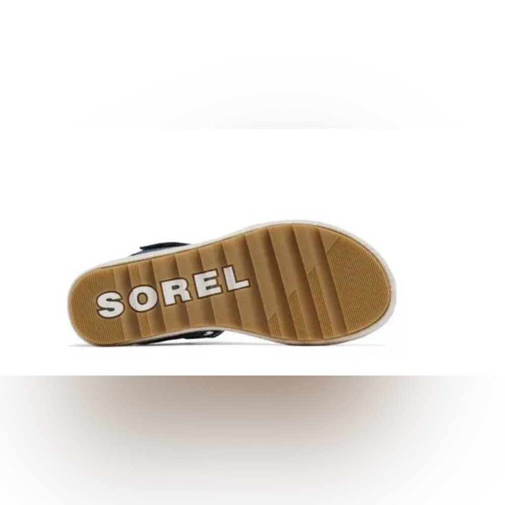Sorel Navy Espadrille Wedge Sandals - Picture 4 of 4